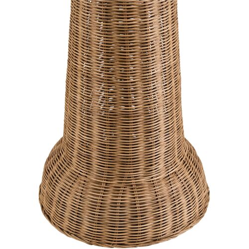 Ulaya Rattan Floor Lamp, Wheat 4 Ulaya Rattan Floor Lamp, Wheat