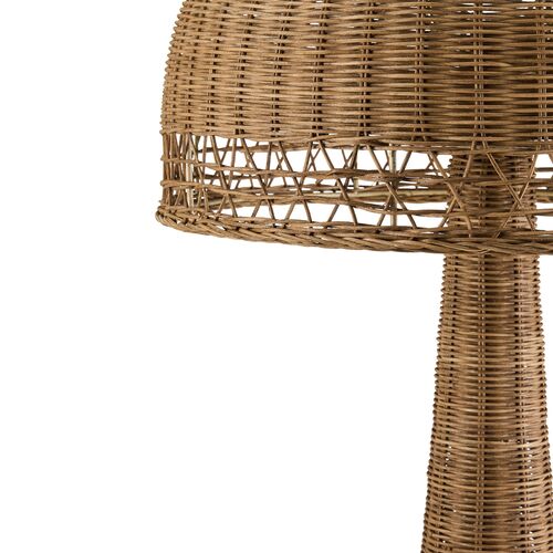Ulaya Rattan Floor Lamp, Wheat 6 Ulaya Rattan Floor Lamp, Wheat