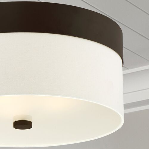 Grayson 3-Light Flush Mount, Dark Bronze 4 Grayson 3-Light Flush Mount, Dark Bronze