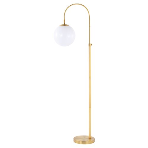 Hannah Floor Lamp, Brass Gold 1 Hannah Floor Lamp, Brass Gold