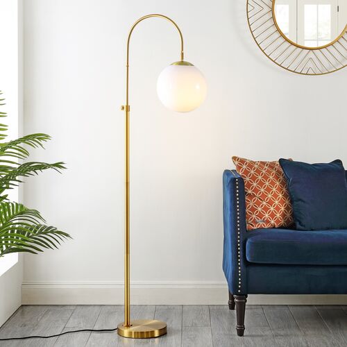 Hannah Floor Lamp, Brass Gold 2 Hannah Floor Lamp, Brass Gold