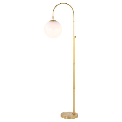Hannah Floor Lamp, Brass Gold 3 Hannah Floor Lamp, Brass Gold