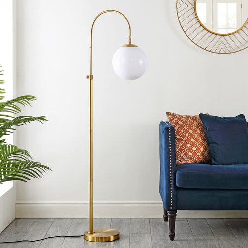 Hannah Floor Lamp, Brass Gold 5 Hannah Floor Lamp, Brass Gold