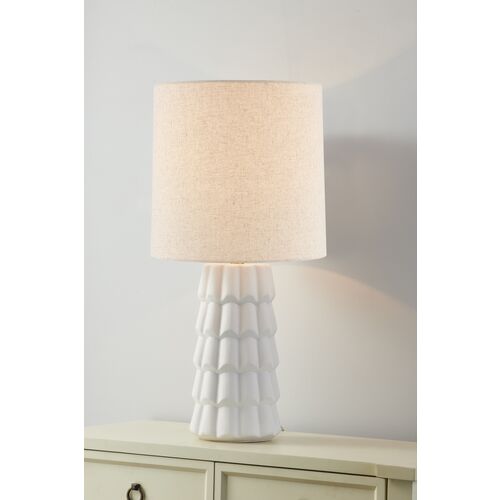 Maisie Table Lamp, White 2 Maisie Table Lamp, White