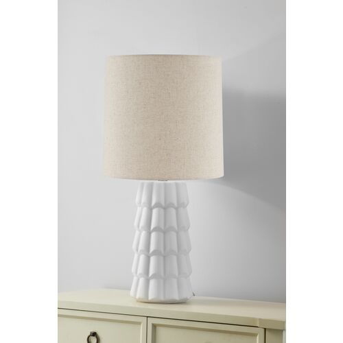 Maisie Table Lamp, White 4 Maisie Table Lamp, White