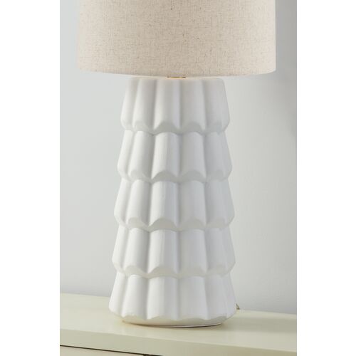 Maisie Table Lamp, White 5 Maisie Table Lamp, White