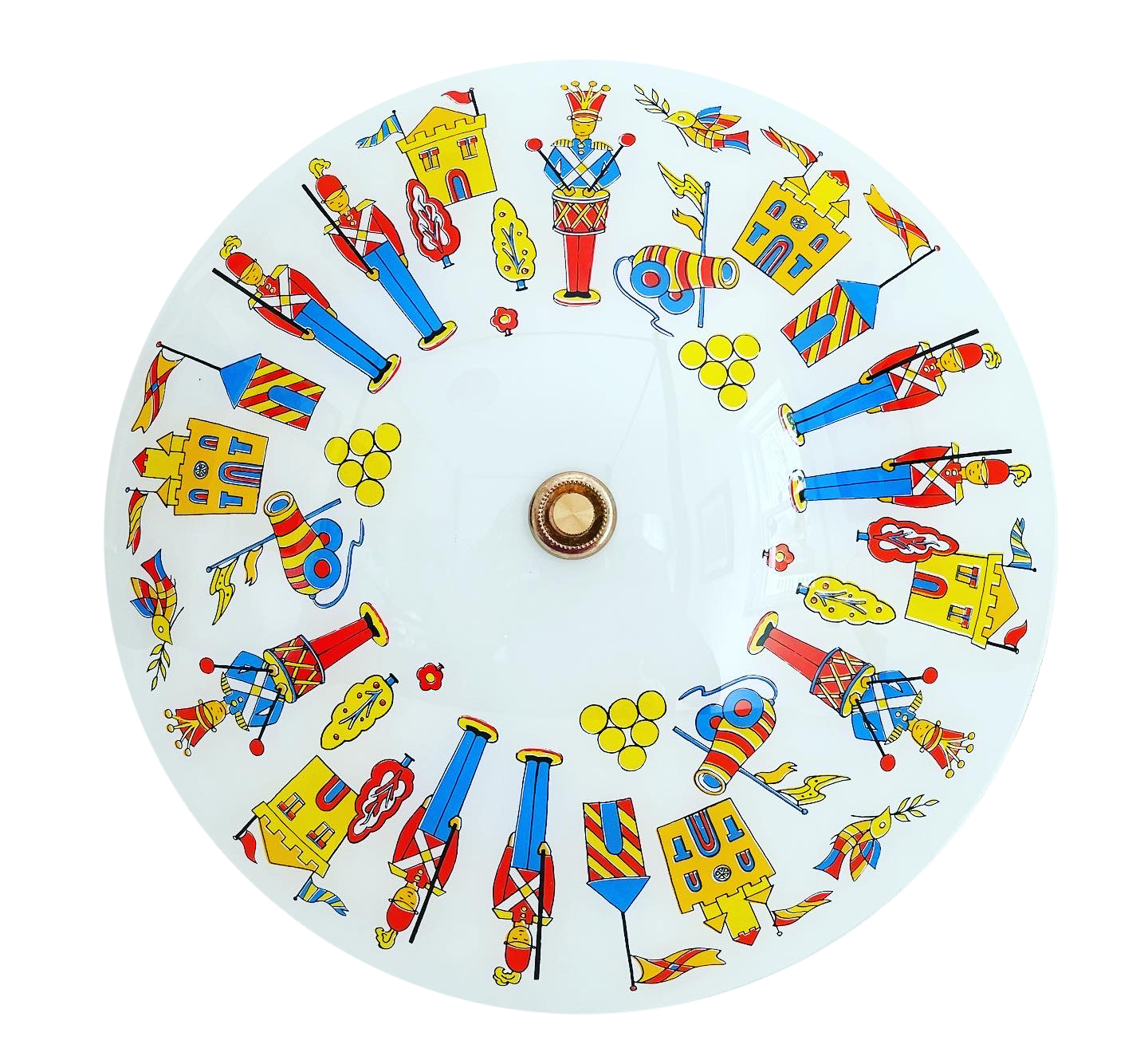 Midcentury Toy Soldiers Flush Light 1 Midcentury Toy Soldiers Flush Light