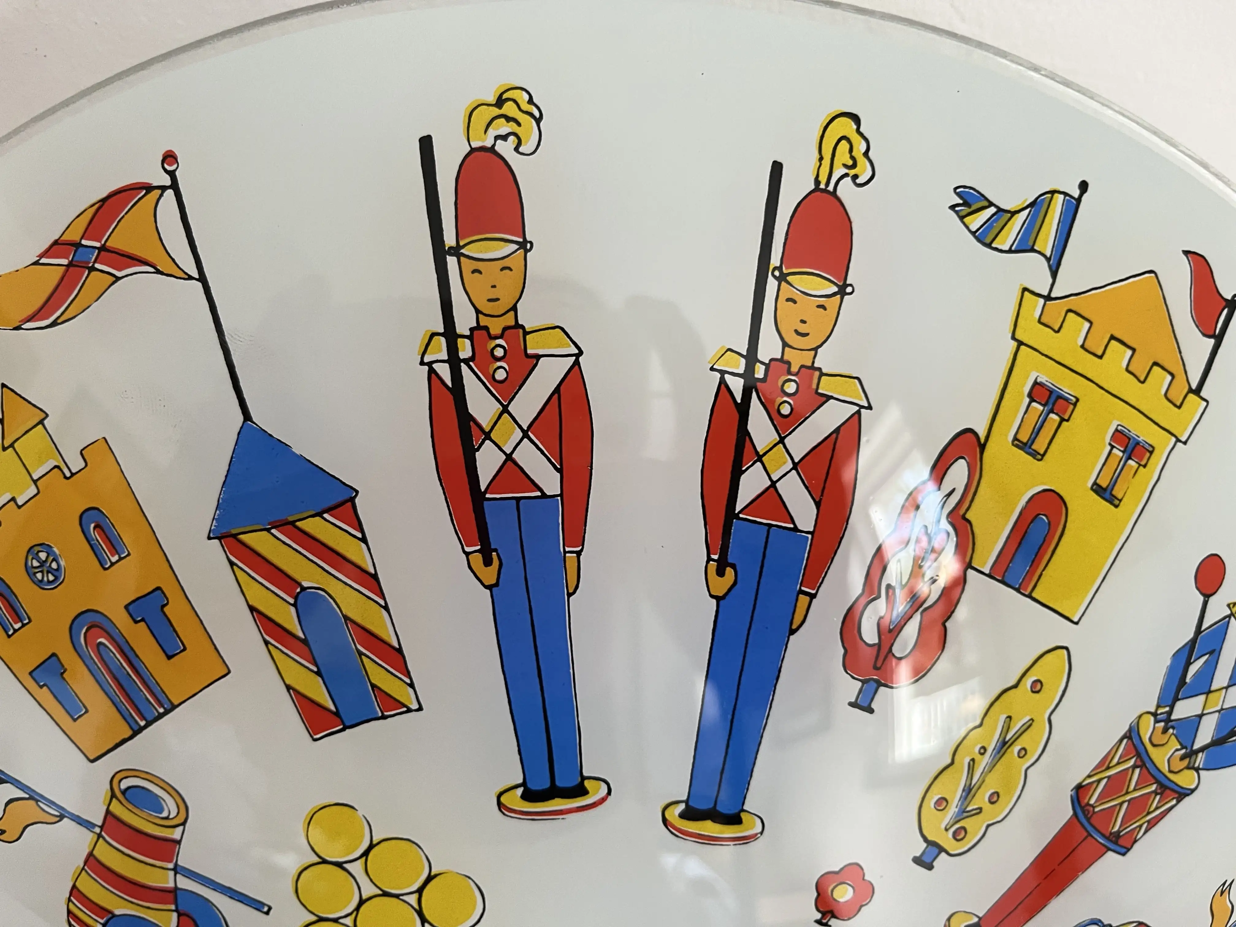 Midcentury Toy Soldiers Flush Light 2 Midcentury Toy Soldiers Flush Light