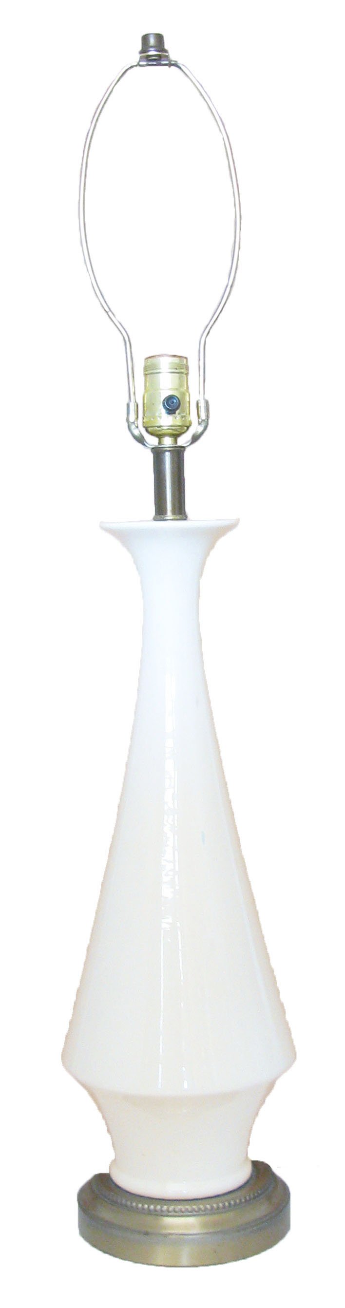 Tall Danish Modern Lamp w/ Shade 3 Tall Danish Modern Lamp w/ Shade