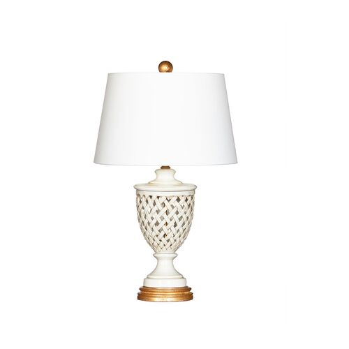 Blanc Calabria Table Lamp, Cream 1 Blanc Calabria Table Lamp, Cream
