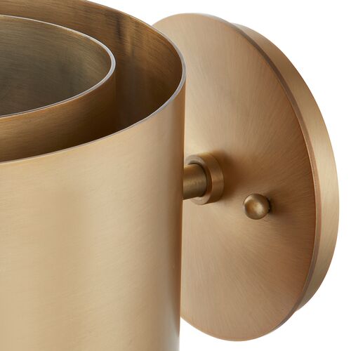 Roux Wall Sconce, Patina Brass 2 Roux Wall Sconce, Patina Brass