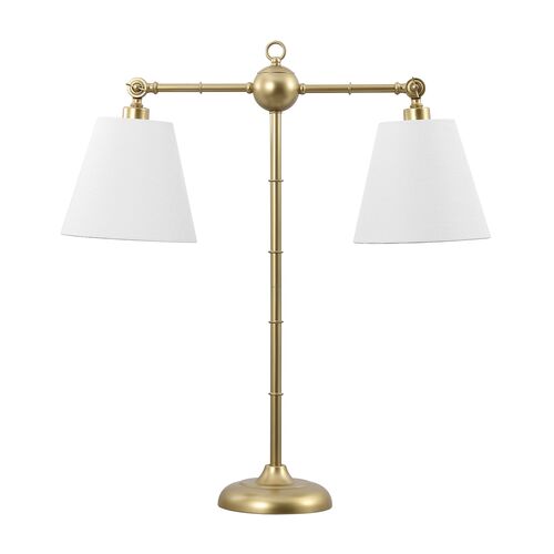 Violann Double-Sided Iron Table Lamp, Gold 1 Violann Double-Sided Iron Table Lamp, Gold
