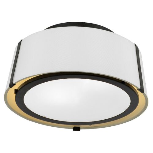 Fulton Flush Mount, Matte Black 4 Fulton Flush Mount, Matte Black