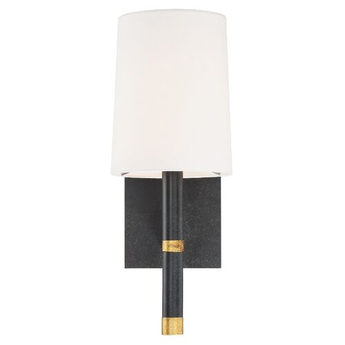 Weston Sconce, Light Black/Antiqued Gold 3 Weston Sconce, Light Black/Antiqued Gold