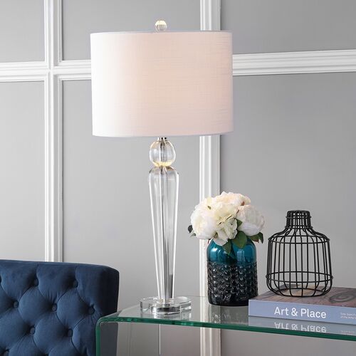 Sereneva Crystal Table Lamp, Clear 3 Sereneva Crystal Table Lamp, Clear