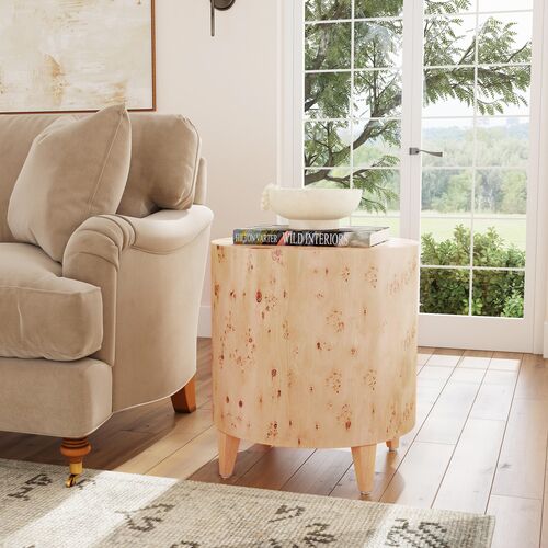 Noah Burl End Table 6 Noah Burl End Table