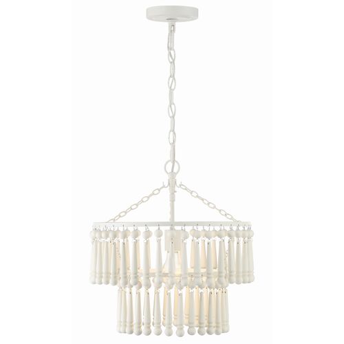 Tiana 1 Light Pendant, Matte White 1 Tiana 1 Light Pendant, Matte White