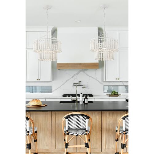 Tiana 1 Light Pendant, Matte White 3 Tiana 1 Light Pendant, Matte White