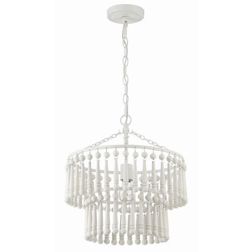 Tiana 1 Light Pendant, Matte White 4 Tiana 1 Light Pendant, Matte White