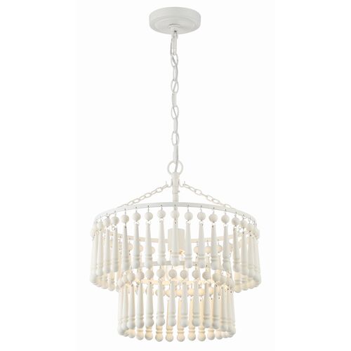 Tiana 1 Light Pendant, Matte White 5 Tiana 1 Light Pendant, Matte White