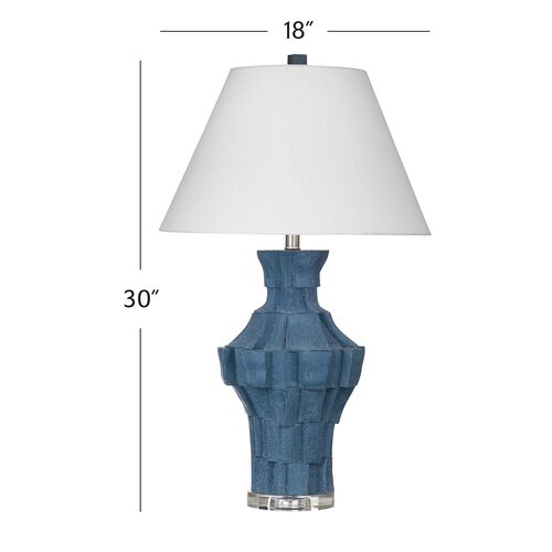Melanie Table Lamp, Dark Blue 4 Melanie Table Lamp, Dark Blue