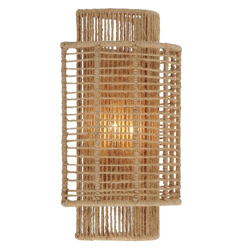 Jayna 2 Light Wall Sconce, Natural Jute 1 Jayna 2 Light Wall Sconce, Natural Jute