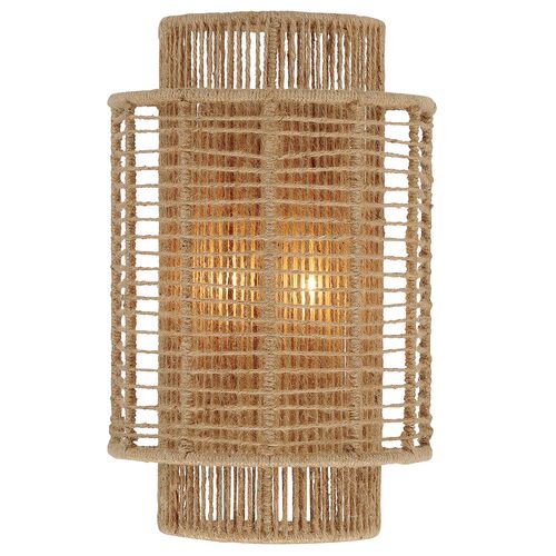 Jayna 2 Light Wall Sconce, Natural Jute 2 Jayna 2 Light Wall Sconce, Natural Jute
