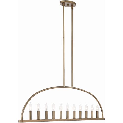 Abbott Linear Chandelier 4 Abbott Linear Chandelier