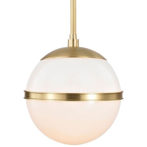 Truax Mini Pendant, Aged Brass 1 Truax Mini Pendant, Aged Brass