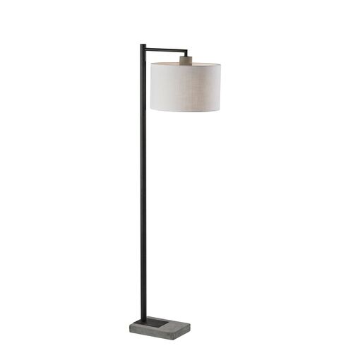 Meena Floor Lamp, Black/Grey 1 Meena Floor Lamp, Black/Grey