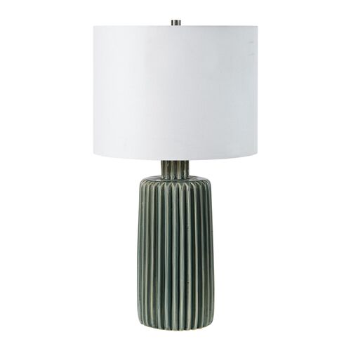 Sequoia Ceramic Table Lamp, Olive 1 Sequoia Ceramic Table Lamp, Olive