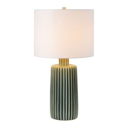 Sequoia Ceramic Table Lamp, Olive 3 Sequoia Ceramic Table Lamp, Olive