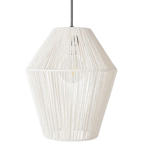 Ariel Natural Paper Pendant