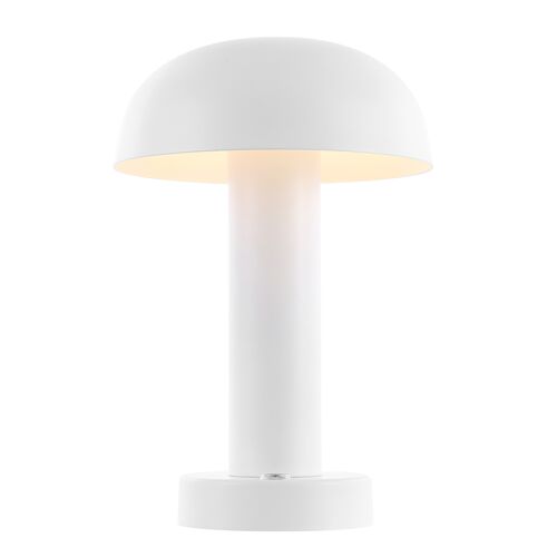 Alasdair Portable Rechargeable Led Table Lamp, White 1 Alasdair Portable Rechargeable Led Table Lamp, White