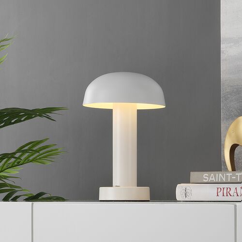 Alasdair Portable Rechargeable Led Table Lamp, White 2 Alasdair Portable Rechargeable Led Table Lamp, White