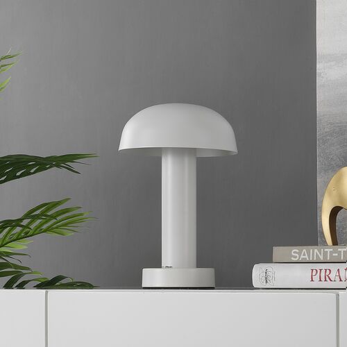 Alasdair Portable Rechargeable Led Table Lamp, White 4 Alasdair Portable Rechargeable Led Table Lamp, White