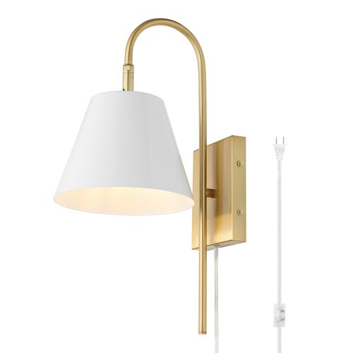 Brella 10.5" Plug-In Wall Sconce 2 Brella 10.5" Plug-In Wall Sconce