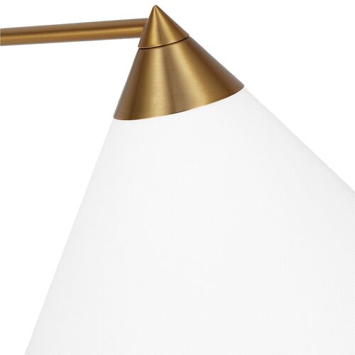 Franklin Task Floor Lamp, Burnished Brass 3 Franklin Task Floor Lamp, Burnished Brass