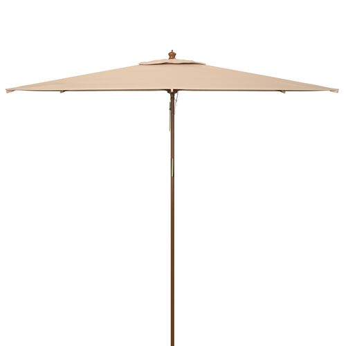 Adara Outdoor 10Ft Wood Umbrella