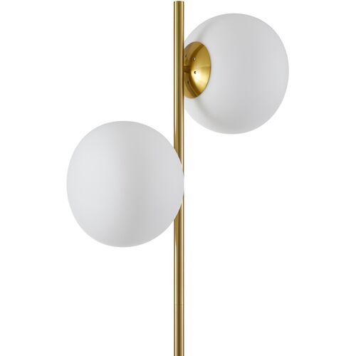 Hester Globe Floor Lamp, Brass 6 Hester Globe Floor Lamp, Brass