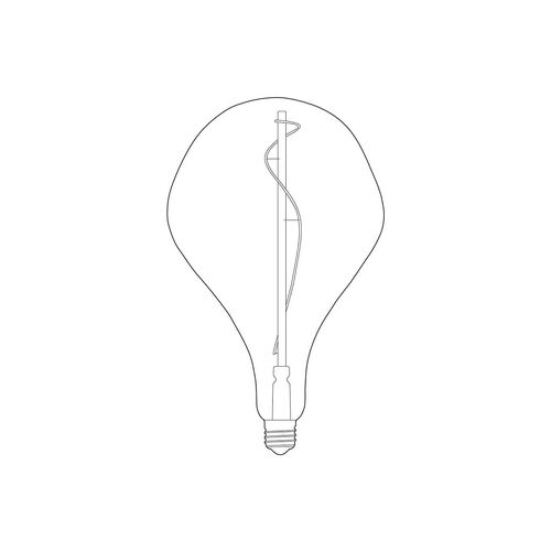 3W Voronoi II Light Bulb, Tinted 5 3W Voronoi II Light Bulb, Tinted