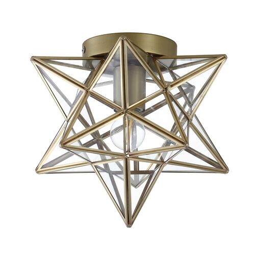 Celestria 1-Light Iron Flush Mount 1 Celestria 1-Light Iron Flush Mount