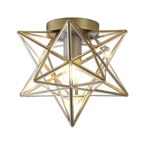 Celestria 1-Light Iron Flush Mount 4 Celestria 1-Light Iron Flush Mount