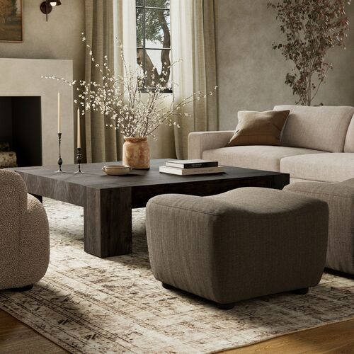 Kylo Ottoman, Ambro Stripe 2 Kylo Ottoman, Ambro Stripe