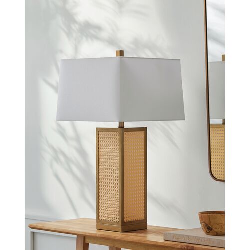 Bruna Rattan Table Lamp, Natural 2 Bruna Rattan Table Lamp, Natural