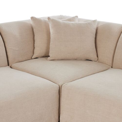 Lowell 3Pc Sectional, Broadway Dune 13 Lowell 3Pc Sectional, Broadway Dune