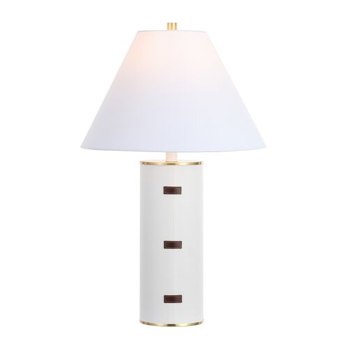 Savere Table Lamp, White/Gold 2 Savere Table Lamp, White/Gold