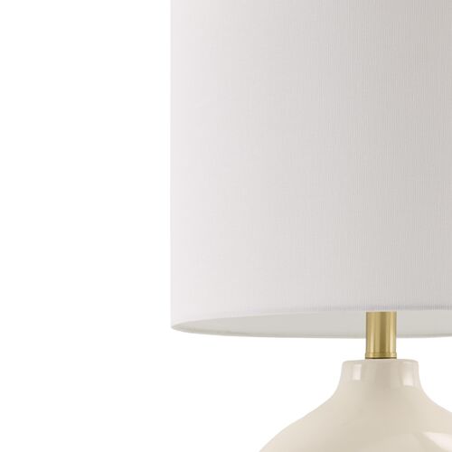 Tressa Ceramic Circle Base Table Lamp 4 Tressa Ceramic Circle Base Table Lamp