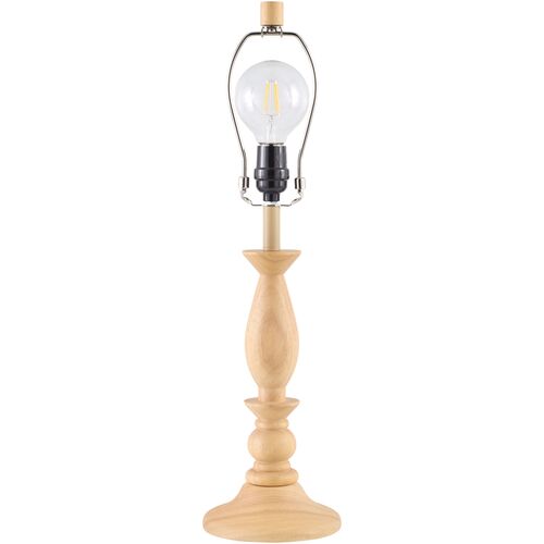 Edisto Painted Wood Table Lamp, Natural 5 Edisto Painted Wood Table Lamp, Natural