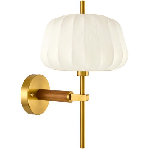 Willara Bubble Shade Wall Sconce, Brass 1 Willara Bubble Shade Wall Sconce, Brass